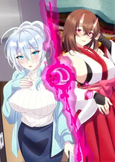 Hitozukiai ga Nigate na Miboujin no Yukionna-san to Noroi no Yubiwa anime posteri